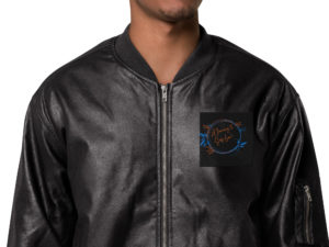 Leather Bomber Jacket