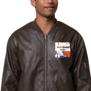 Leather Bomber Jacket
