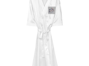 Satin robe