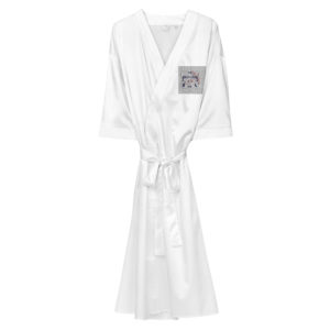 Satin robe