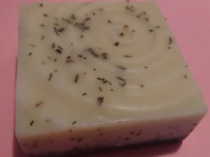 Homemade Mango Butter Spearmint & Sandalwood Soap